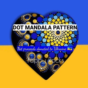 Oekraïens hart stip Mandala patroon