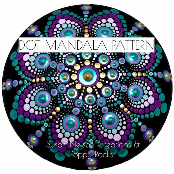 FAIRYTALE OASIS Dot Mandala Pattern