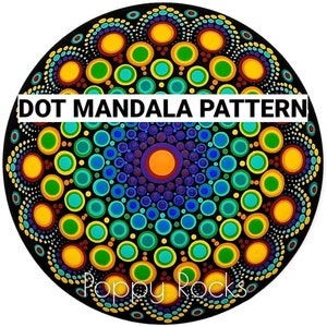 Good Vibes Dot Mandala Pattern