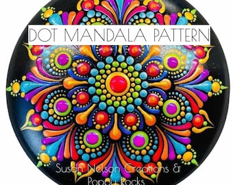 HIPPY DIPPY 4.5" Dot Mandala Pattern