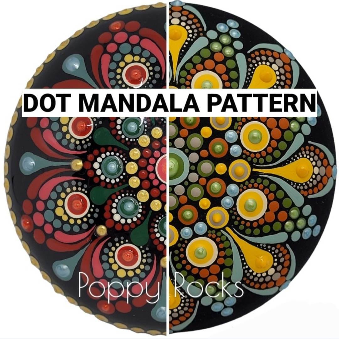 DUO PACK #15 Dot Mandala Patterns - Etsy