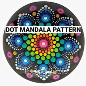 Feeling Groovy Dot Mandala Pattern