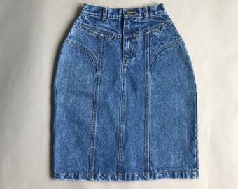 jordache denim skirt