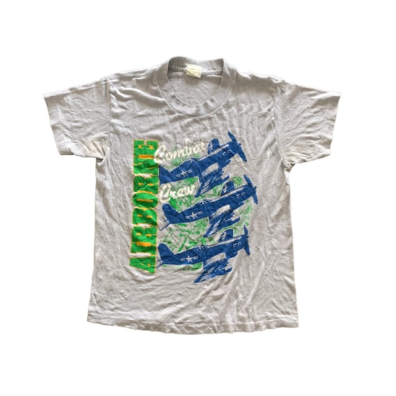 80s airborne t shirt - Gem