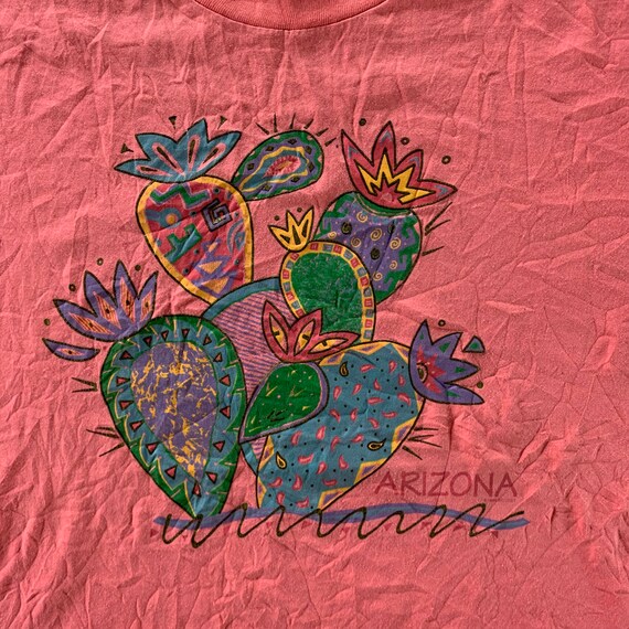 Vintage 1990s Floral & Botanical Arizona T-shirt … - image 2