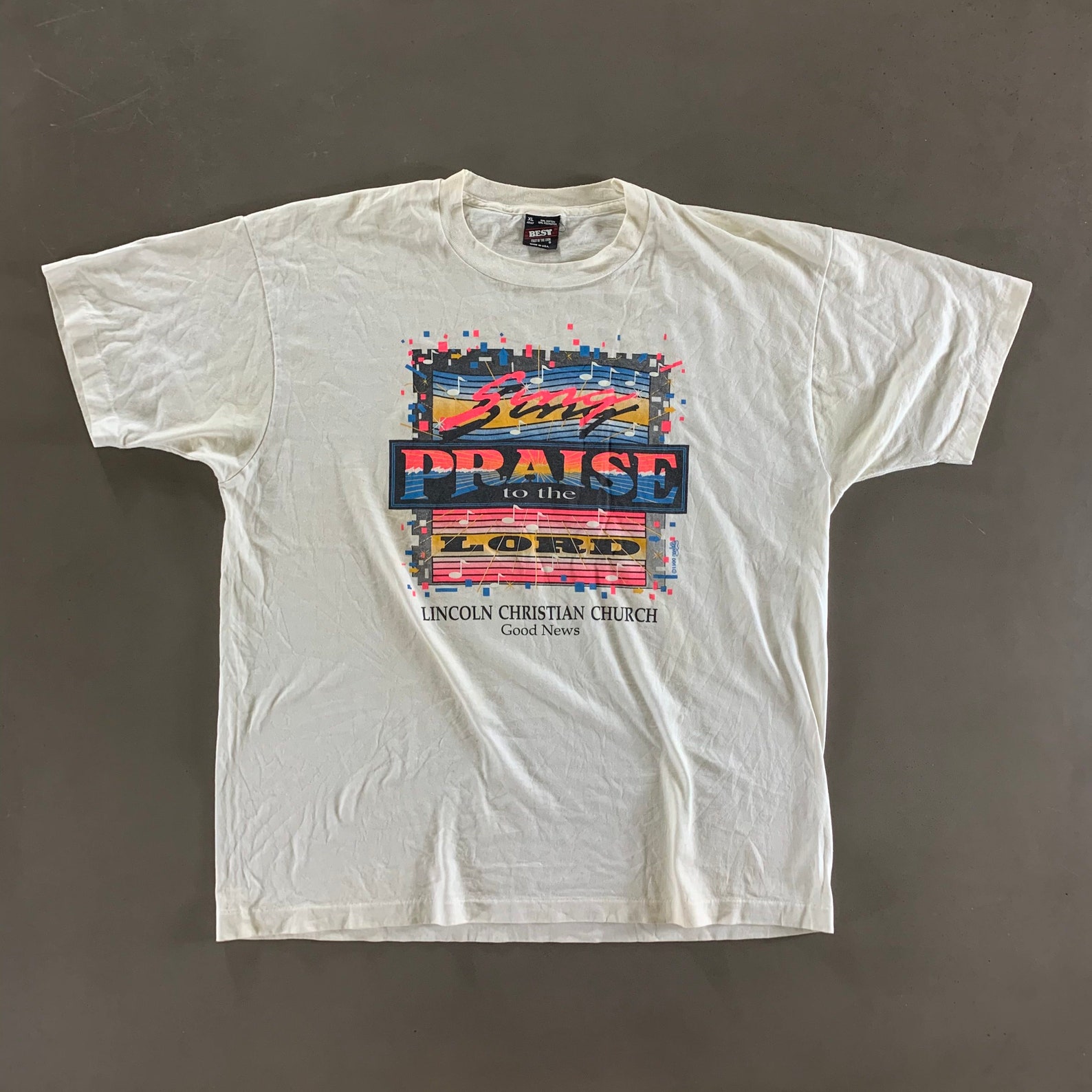 Vintage 1990s Christian T-shirt size XL | Etsy