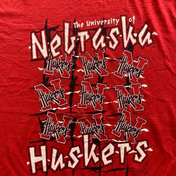 Vintage 1990s University of Nebraska T-shirt size… - image 2