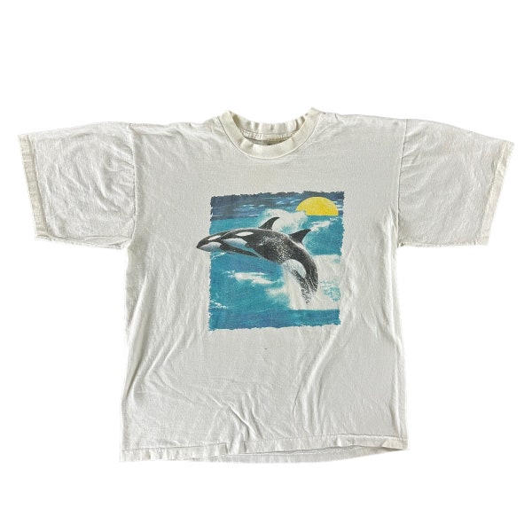 Vintage 1990s Killer Whale T-shirt size XL