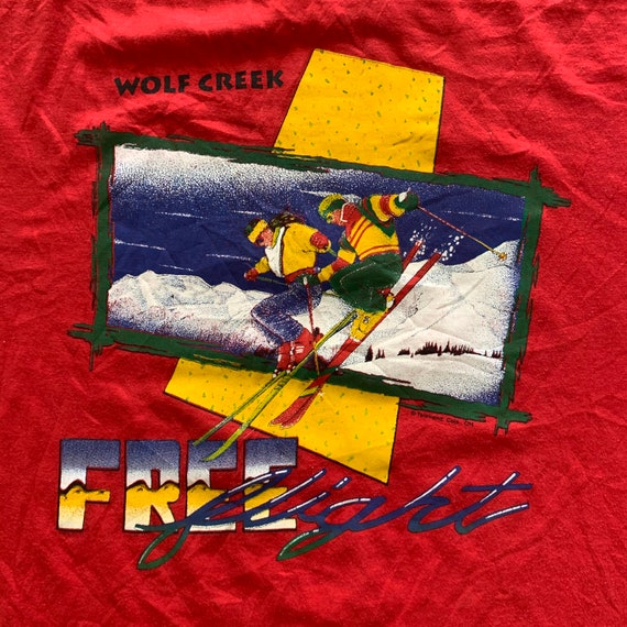 Vintage 1990s Ski T-shirt size Medium - image 2