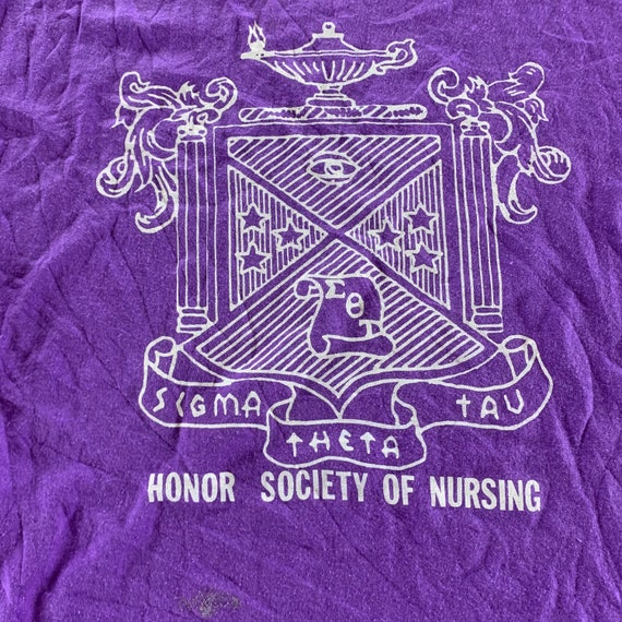 Vintage 1980s Nursing T-shirt size XL - image 2
