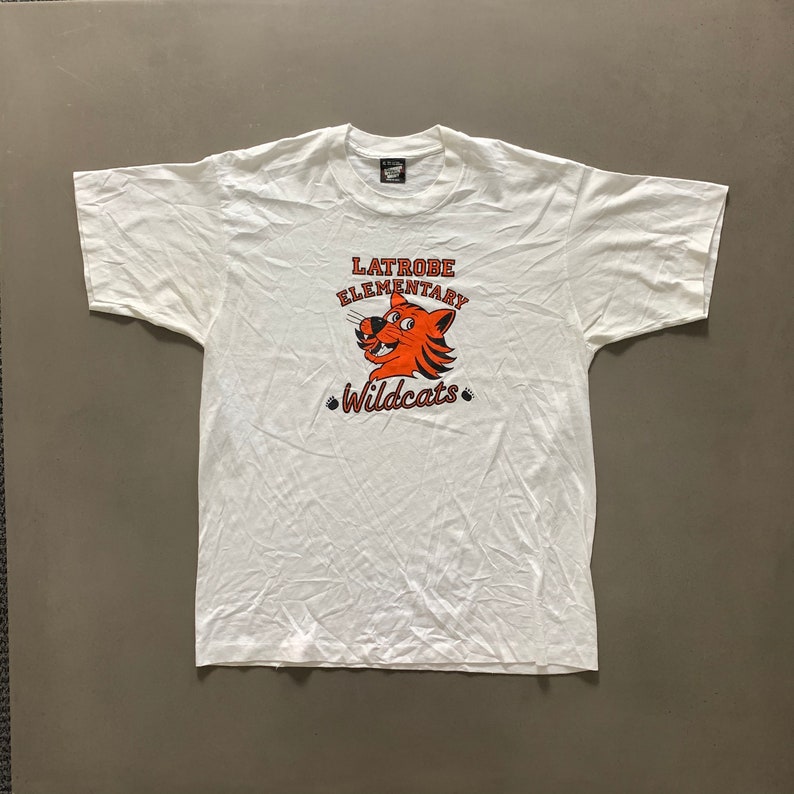 Vintage 1980s Elementary School T-shirt size XL | Etsy