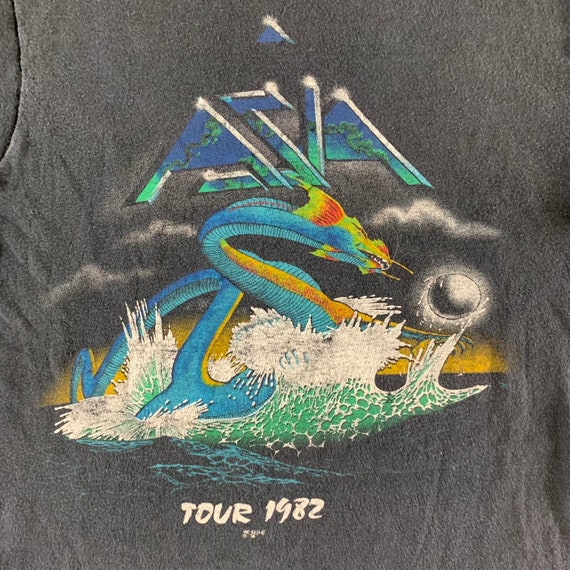 Vintage 1982 Asia T-shirt size Large - image 2