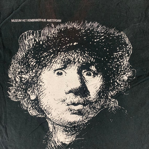 T-shirt Vintage Fox Tees Amsterdam Années 90 - Taille L, Souvenir Voyage
