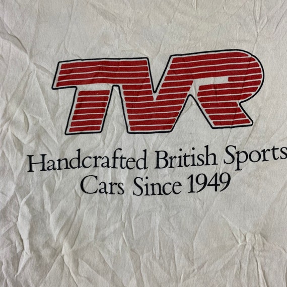 Vintage 1980s British Car T-shirt size Large - image 2