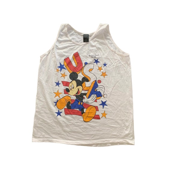 Vintage 1990s Mickey Mouse Tank size XL - image 1