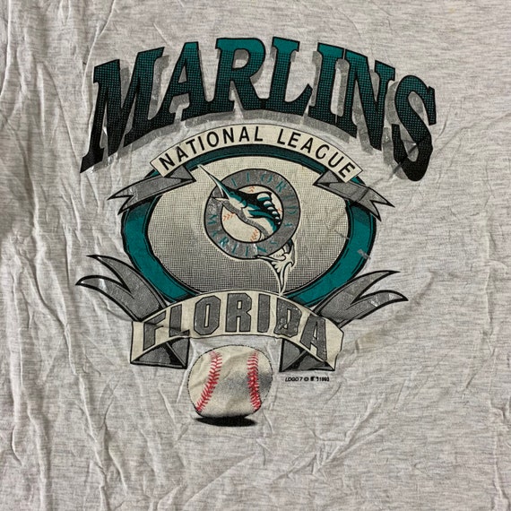 Vintage 1993 Florida Marlins T-shirt Size Large 
