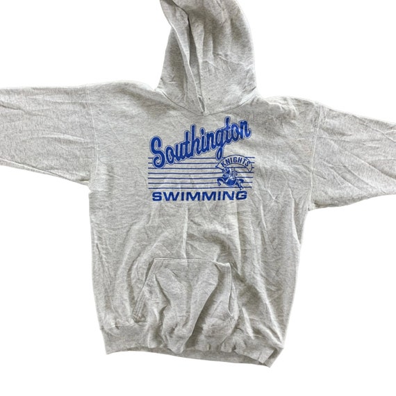 Vintage 1990s Knights Swimming Hoodie Sweatshirt … - image 1