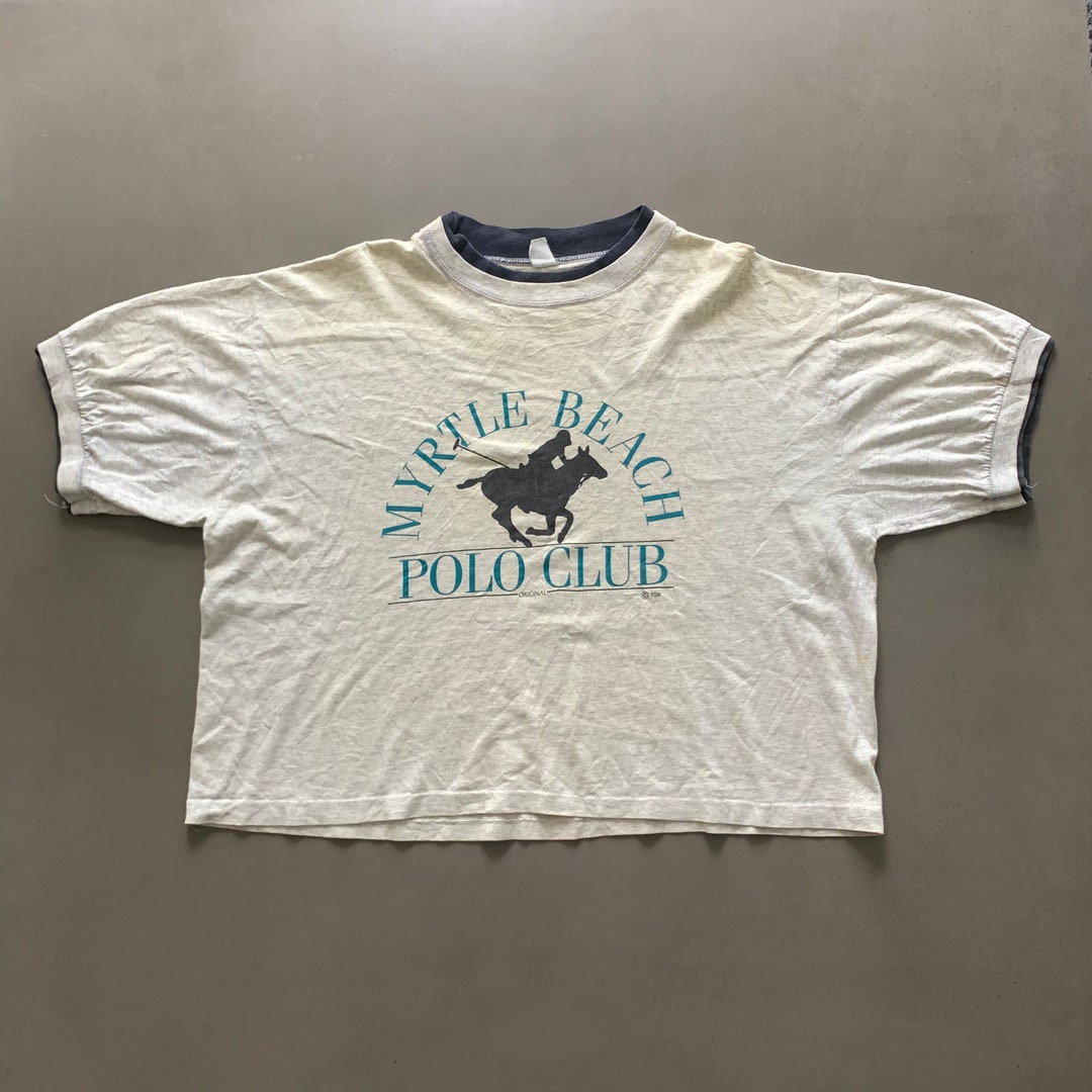 Vintage 1990s Myrtle Beach Polo Club Tshirt Size Large Etsy UK