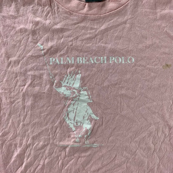 Vintage 1990s Palm Beach Polo T-shirt size Medium - image 2