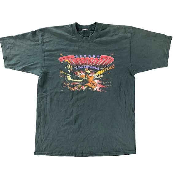 Vintage 1990s George Thorogood T-shirt size XL - image 1