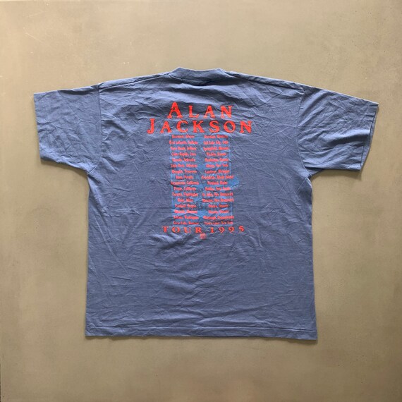 Vintage 1995 Alan Jackson T-shirt sizes XL - image 4