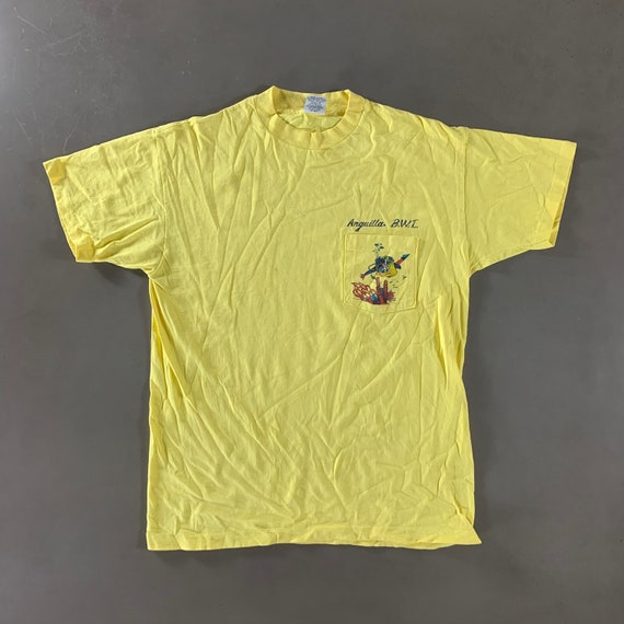 T-shirt Anguilla Passport - Gildan 5000 Coton Regular Fit - Unisex Adulte - Neuf Avec Étiquettes