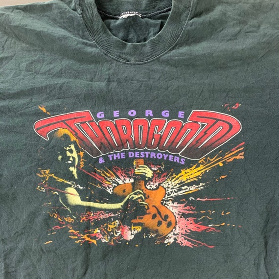 Vintage 1990s George Thorogood T-shirt size XL - image 2