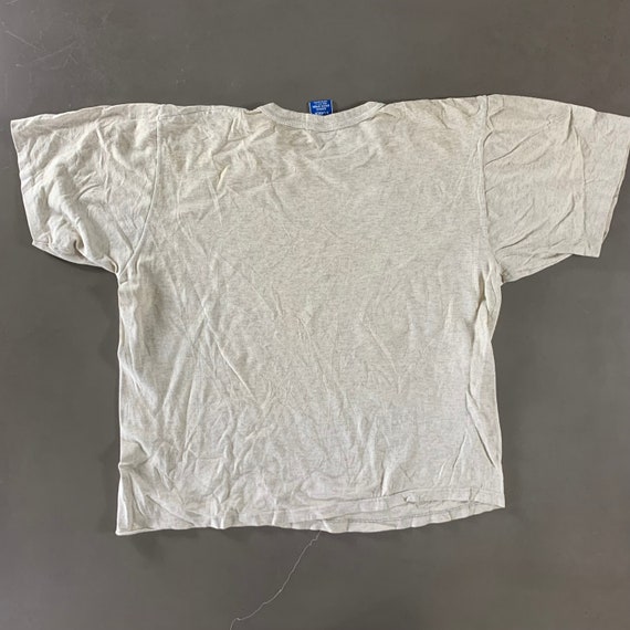 Vintage 1990s Gray Champion T-shirt size XL - image 6