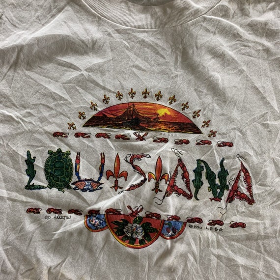 Vintage 1990s Louisiana T-shirt size Large - image 2