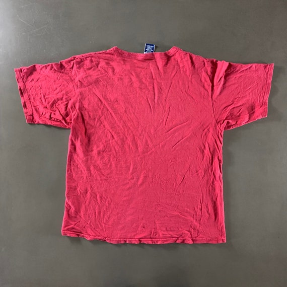 Vintage 1990s Red Champion T-shirt size XL - image 5