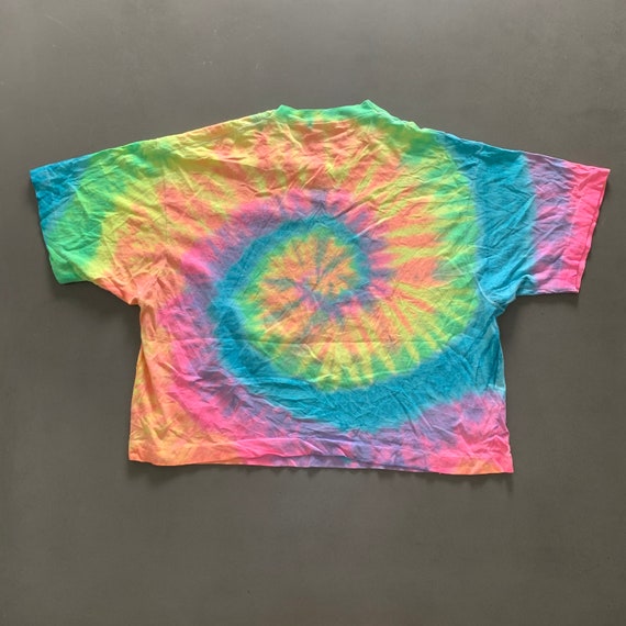 Vintage 1980s Tie Dye T-shirt size OSFA - image 4