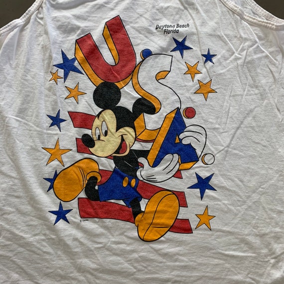 Vintage 1990s Mickey Mouse Tank size XL - image 2