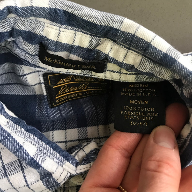Vintage 1990s Eddie Bower Shirt size Medium