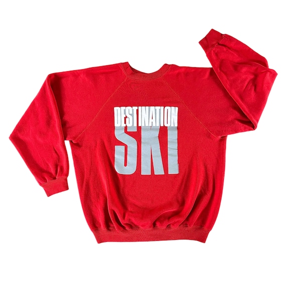 Vintage 1990s Destination Ski Sweatshirt size XL - image 1