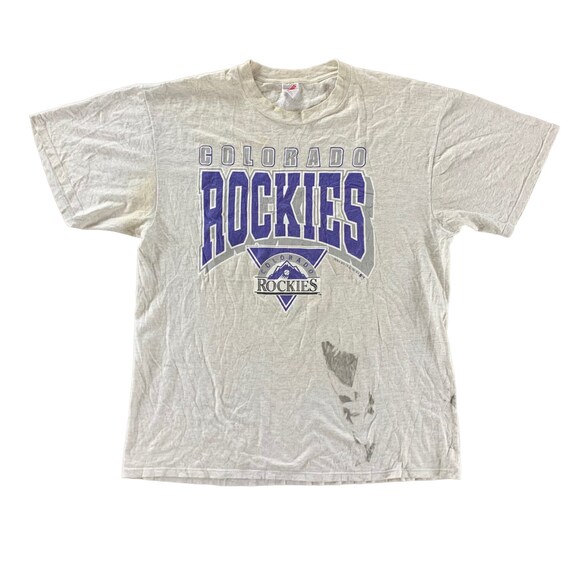 Vintage 1991 Colorado Rockies T shirt Size XL Etsy Finland