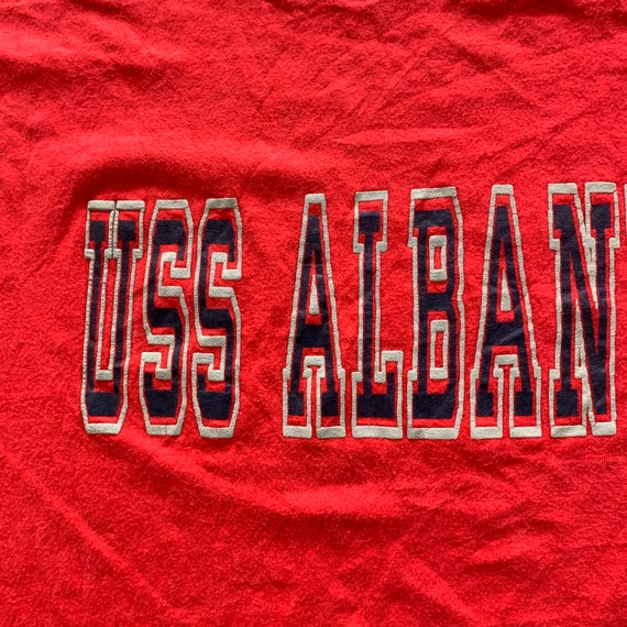 Vintage Early 1990s USS Albany T-shirt size XL - image 2
