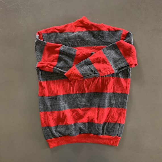 Vintage 1990s Striped Turtleneck Sweatshirt size … - image 5