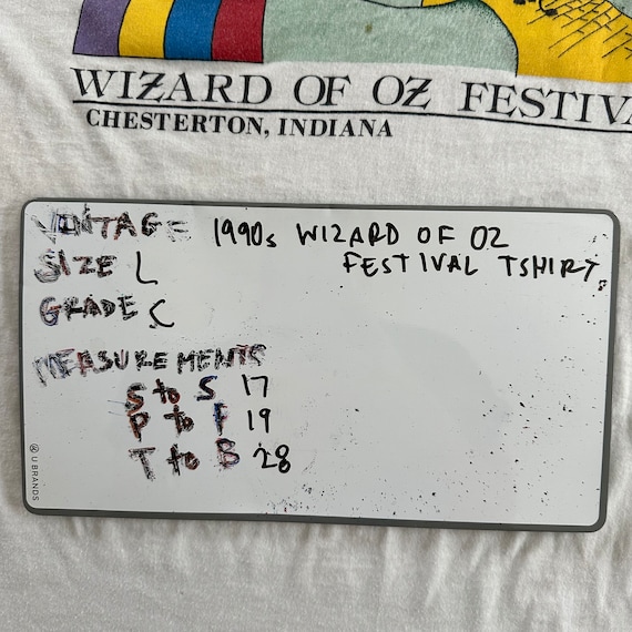 Vintage 1990s Wizard of OZ Festival T-shirt size … - image 5