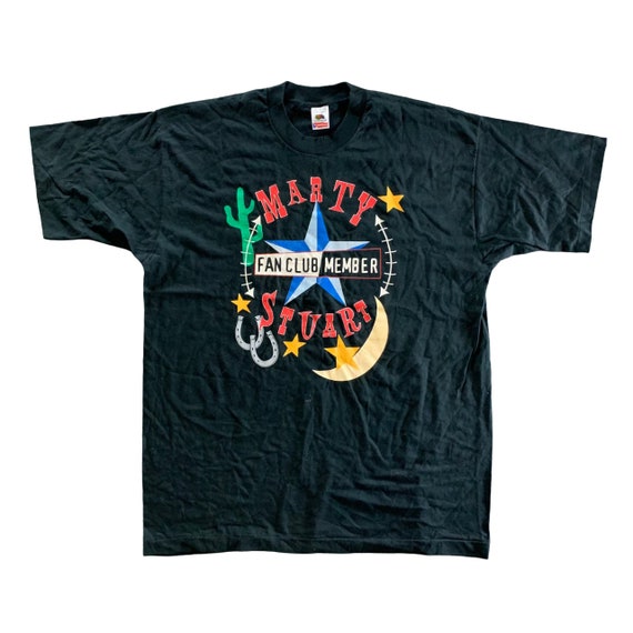 Vintage 1990s Marty Stuart T-shirt size XL - image 1