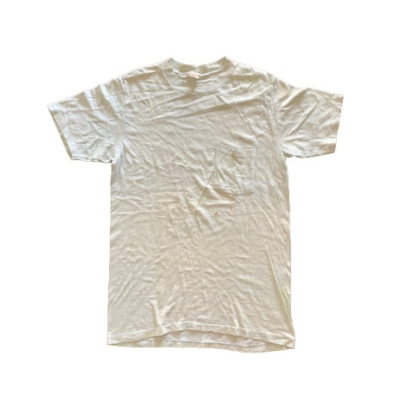 Vintage 1980s Pocket T-shirt size Medium - image 1
