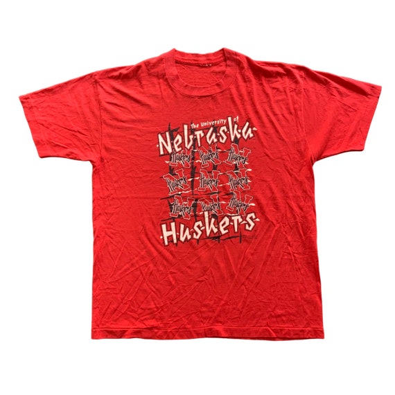 Vintage 1990s University of Nebraska T-shirt size… - image 1