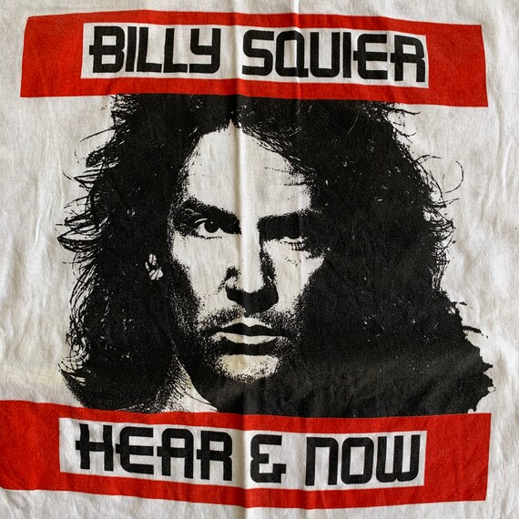 Vintage 1989 Billy Squier Tour Tshirt size XL Gem