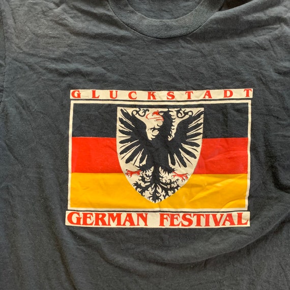 Vintage 1980s German Festival T-shirt size XL - image 2