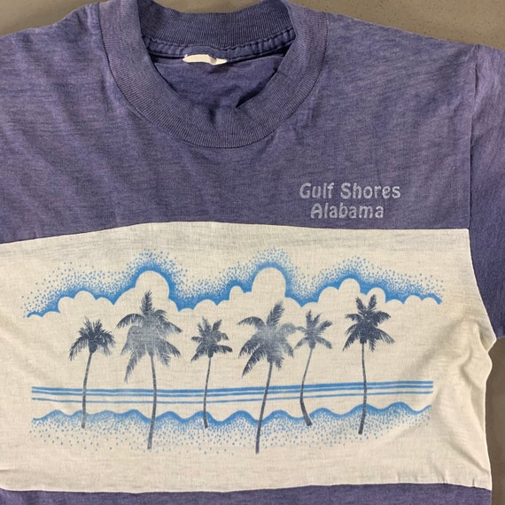 Vintage 1980s Gulf Shores Alabama T-shirt size La… - image 2