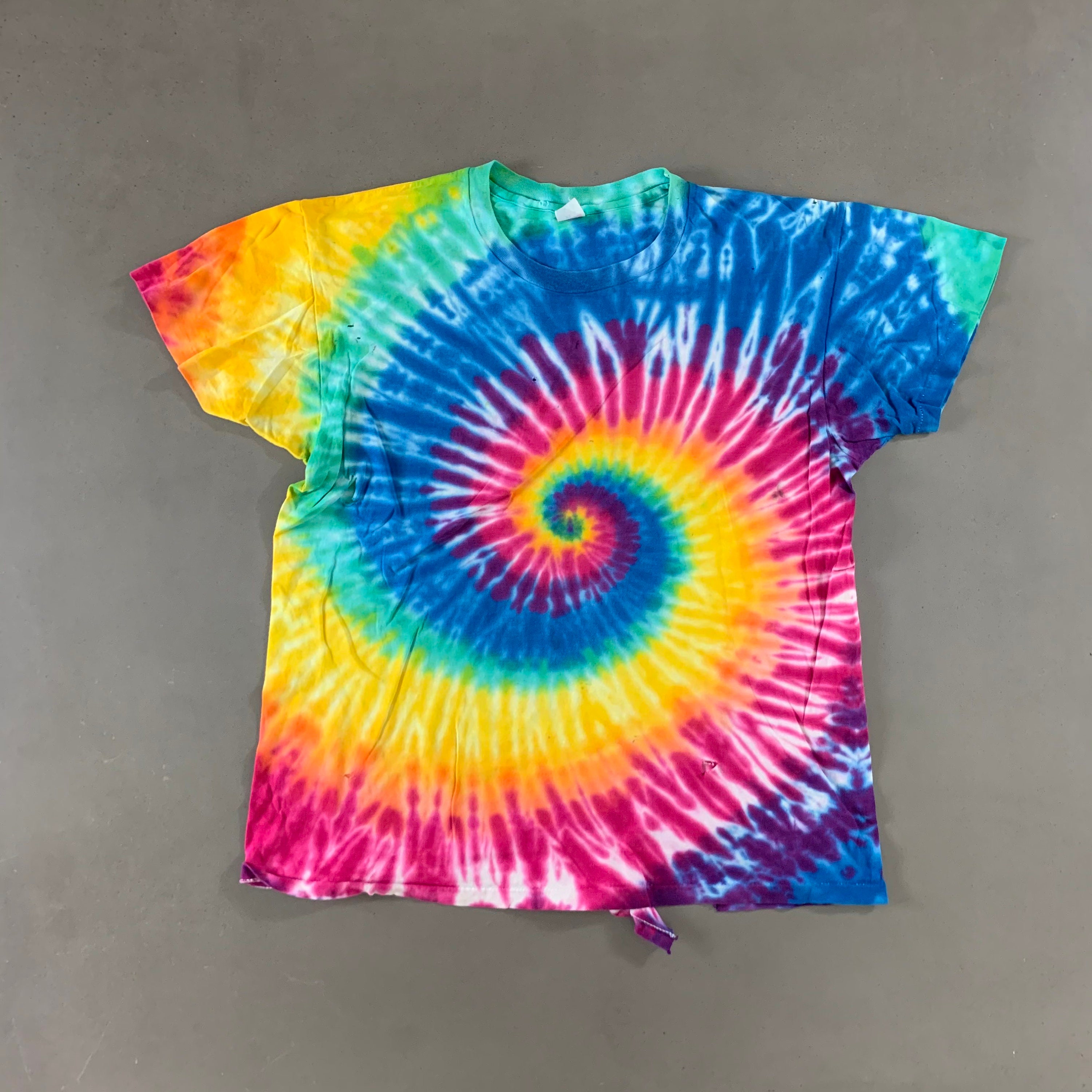 Vintage 1980s Tie Dye Tshirt size XL Etsy