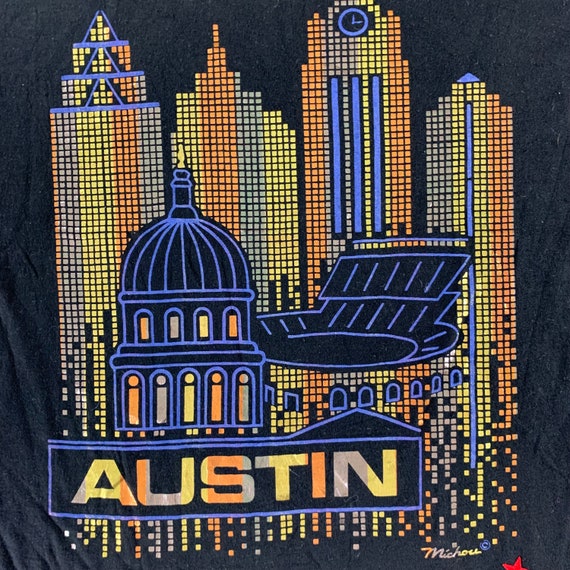 Vintage 1990s Austin T-shirt size Large - image 2
