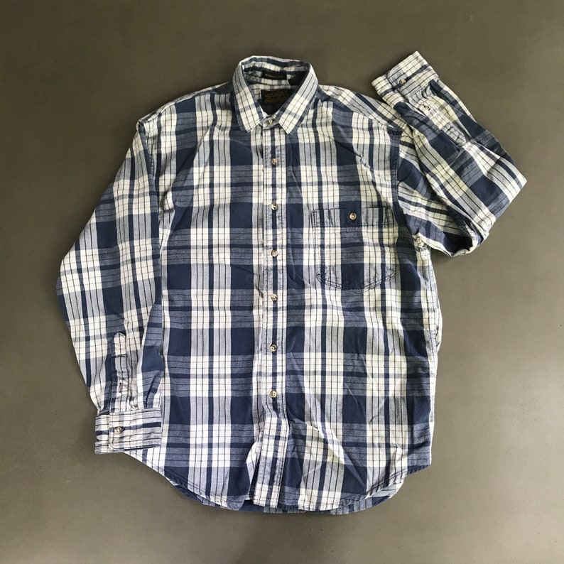 Vintage 1990s Eddie Bower Shirt size Medium