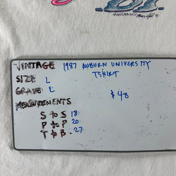 Vintage 1987 Auburn University T-shirt size Large - image 6