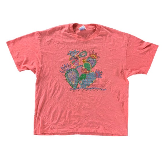 Vintage 1990s Floral & Botanical Arizona T-shirt … - image 1