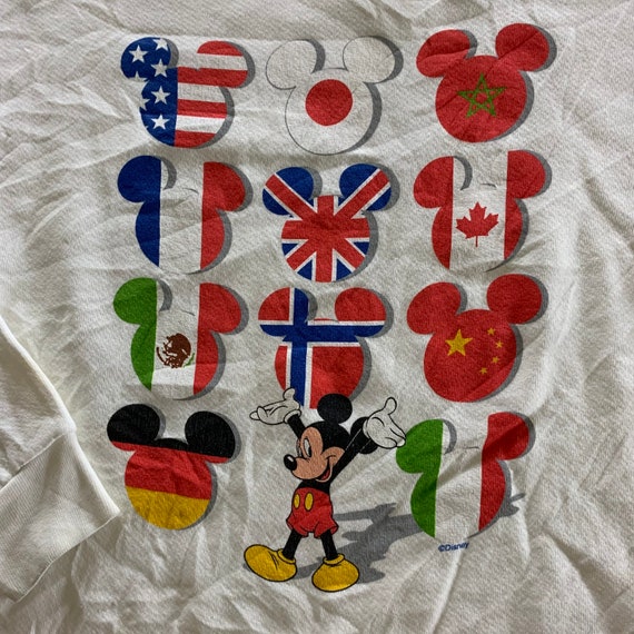 Vintage 1990s Mickey Mouse Sweatshirt size Large - image 2
